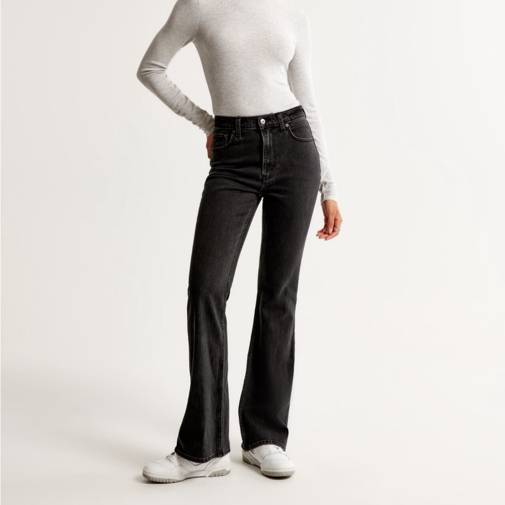 Abercrombie Flare High Rise Jeans